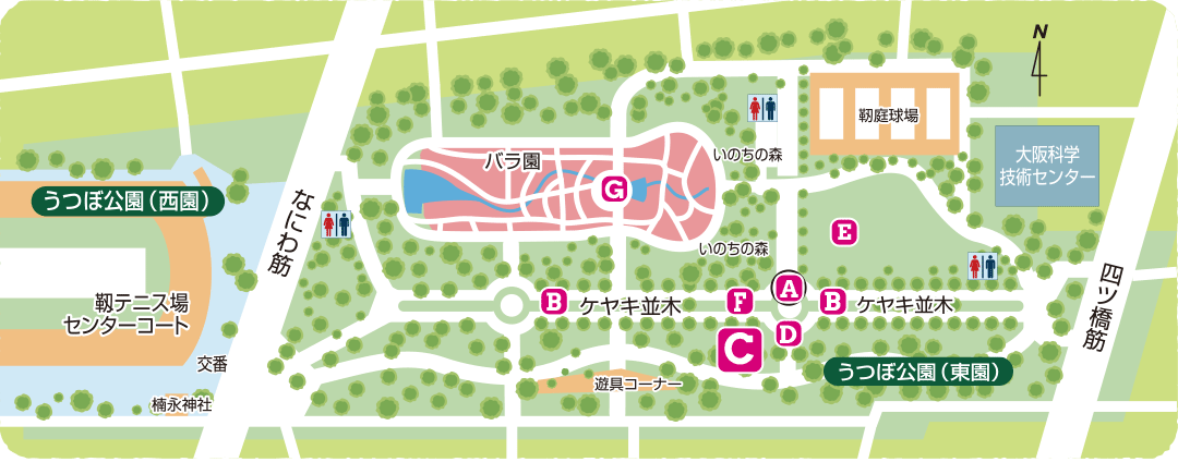 靱公園MAP