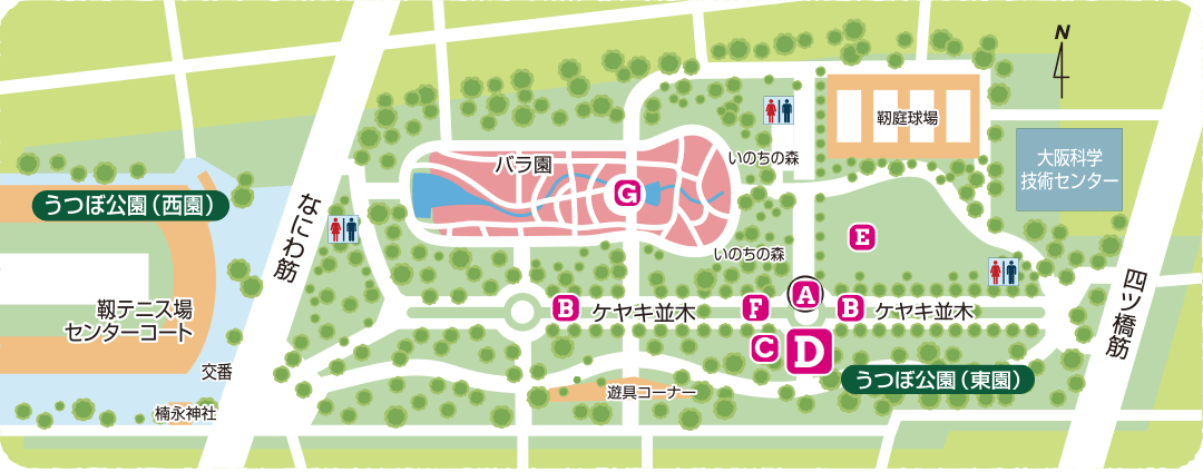 靱公園MAP