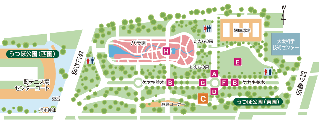 靱公園MAP
