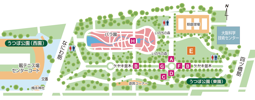 靱公園MAP