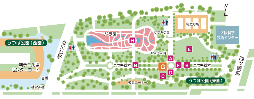 靱公園MAP
