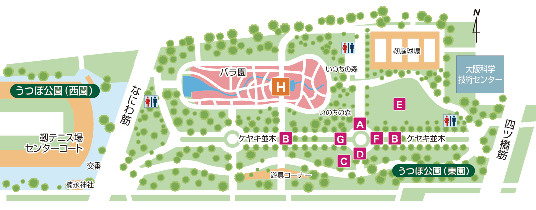 靱公園MAP